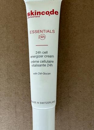 Skincode essentials 24h cell energizer cream енергетичний крем для обличчя 15ml
