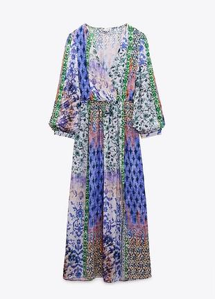 Zara легкое платье,р.l