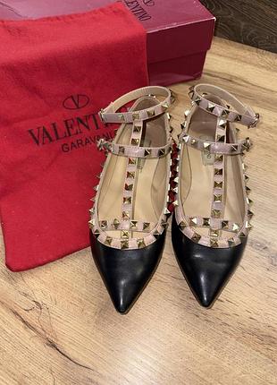 Торг присутній!)    балетки в стилі valentino (босоніжки / туфлі)