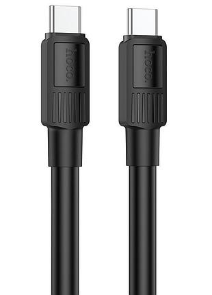 Кабель hoco type-c to type-c solid charging data cable x84 |1m, 60w, 3a|