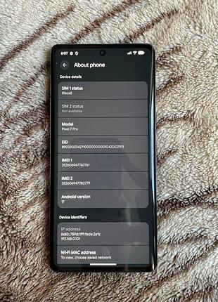 Google pixel 7 pro 12/128 gb 6