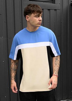 Чоловіча яскрава оверсайз футболка staff ik2 colors oversize