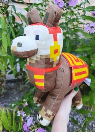 Лама майнкрафт minecraft оригінал лама з сідлом