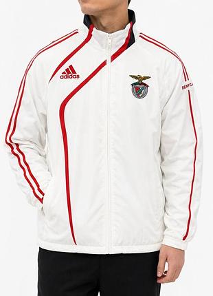 Чоловіча вітровка adidas benfica sl, біла, розмір m