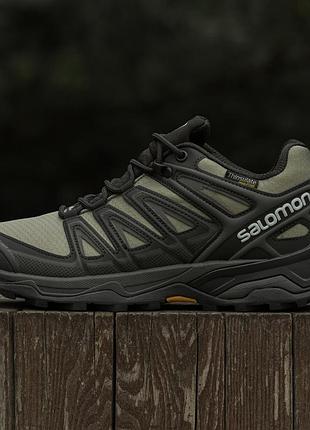 Salomon speed cross pro gore-tex thinsulate green black