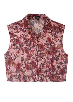 Топ блуза укороченная женская bershka l