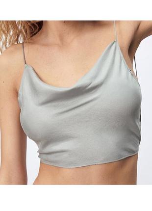 Топ атласный женский zara xxl