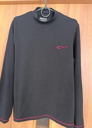 Новий лонгслів кофта barbour international glacia top оригінал розмір xl-xxl / uk 18 бавовна