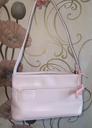 Кожаная сумка radley london оригинал (бледно-розовая / пудровая)