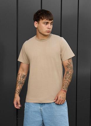 Літня світло-коричнева футболка staff light brown basic