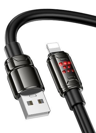 Кабель hoco lightning joy charging data cable u143 |1.2m, 2.4a| 3