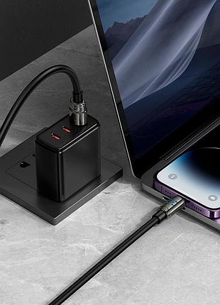Кабель hoco lightning joy charging data cable u143 |1.2m, 2.4a| 8