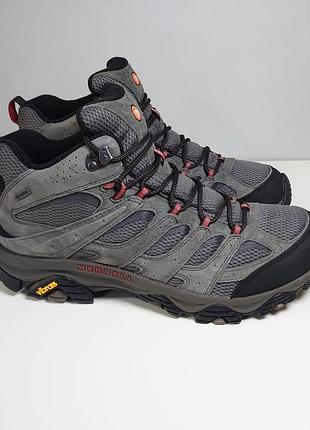Черевики трекінгові merrell moab 3 mid gtx jo35785 goretex grey 47 р. оригінал