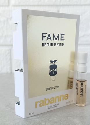 Rabanne fame couture limited edition пробник для женщин (оригинал)