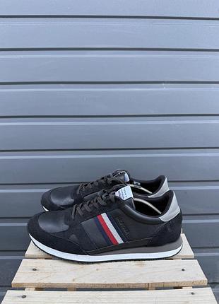 Кросівки tommy hilfiger leather runner оригінал