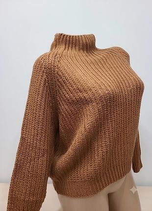Свитер крупной вязки xs/s. 3