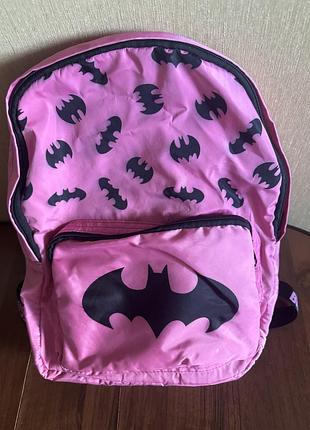 Розовый детский рюкзак sinsay бэтмен / batgirl (для девочки)