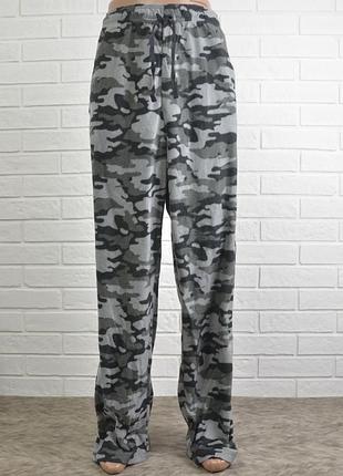 Теплі флісові штани камуфляжні, піддовжувач george (xl-2xl)