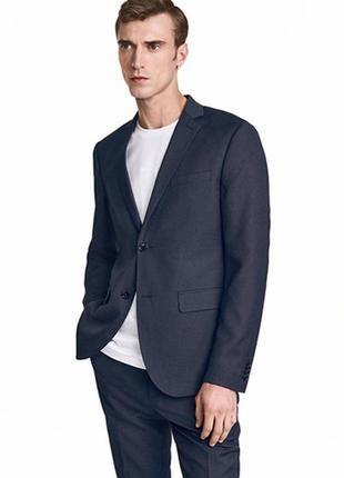 Пиджак slim fit h&m разм. 34r