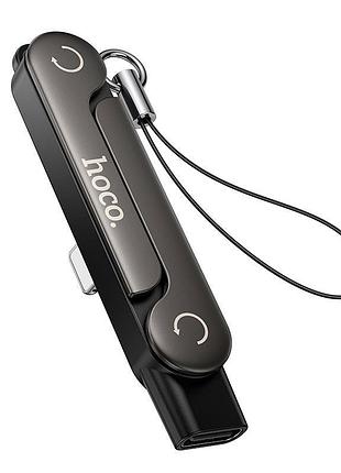 Переходник hoco lightning male to type-c female holder-adapter ua47 |30w max|