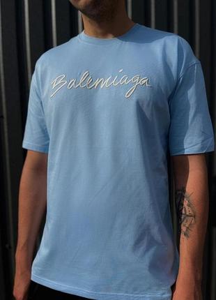 Футболка balenciaga blue xxl