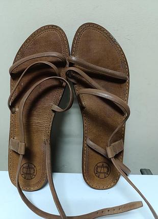 Босоніжки massimo dutti (40 p) оригінал!шкіра!