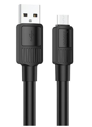 Кабель hoco micro usb solid charging data cable x84 |1m, 2.4a|