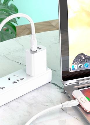 Кабель hoco micro usb solid charging data cable x84 |1m, 2.4a| 4