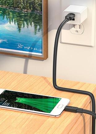 Кабель hoco micro usb solid charging data cable x84 |1m, 2.4a| 9