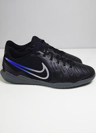 Футзалки, кроссовки nike timempo legend 10 club dv4343-040 black/grey 40 р. оригинал
