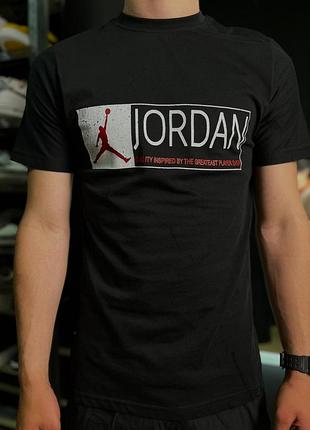 Футболка jordan black m