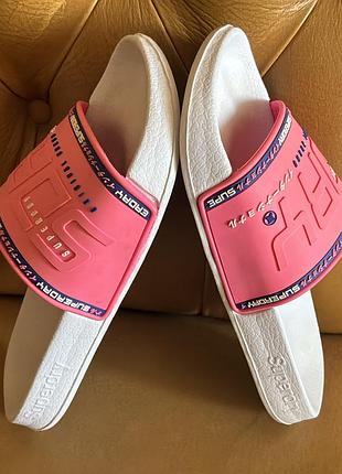 Шльопанці жіночі рожеві superdry, р.s/37