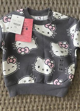 Дитяча тепла кофта hello kitty , від американського бренду fox