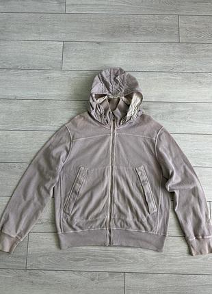 Чоловіча зіп худі вінтаж сп компані cp company vintage made in italy size l л розмір кофта олімпійка толстовка светр батнік оригінал