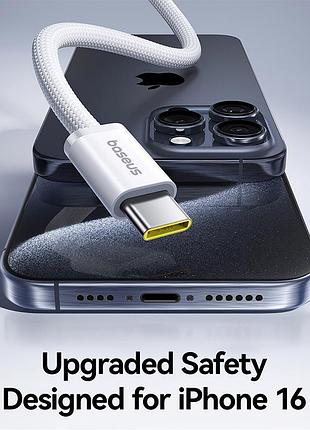 Кабель baseus dynamic 4 fast charging data cable usb-c to usb-c |100w, 1m| 4