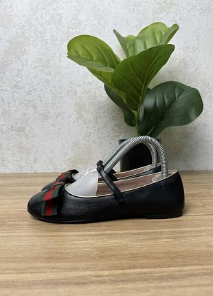 Дитячі шкіряні туфлі лодочки gucci розмір 33