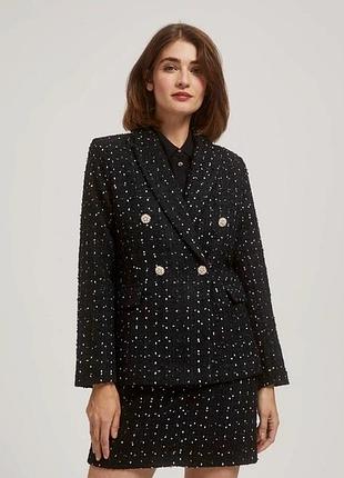 Твідовий костюм massimo dutti (жакет + спідниця)