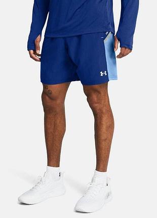 Чоловічі сині спортивні шорти від under armour  розмір м оригінал