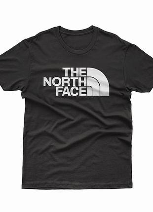 Чорна футболка the north face