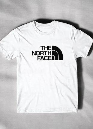 Біла футболка the north face
