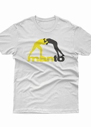 Белая футболка manto