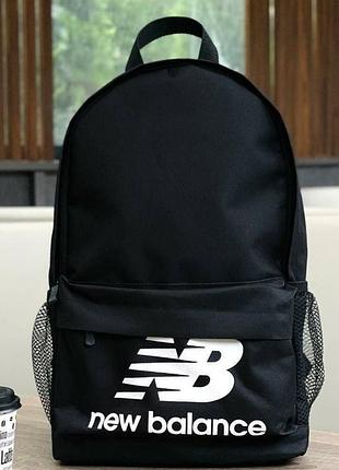 Рюкзак чорний міський спортивний new balance