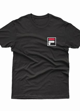 Футболка fila \ фила чорный