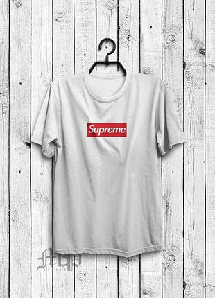 Мужская футболка supreme футболка суприм