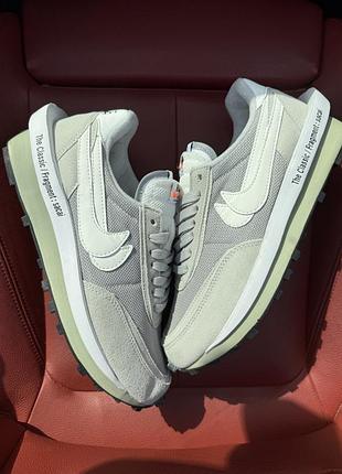 Nike x sacai ld waffle fragment grey