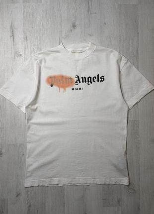 Чоловіча оригінальна футболка palm angles miami розмір m