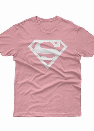 Розовая футболка superman