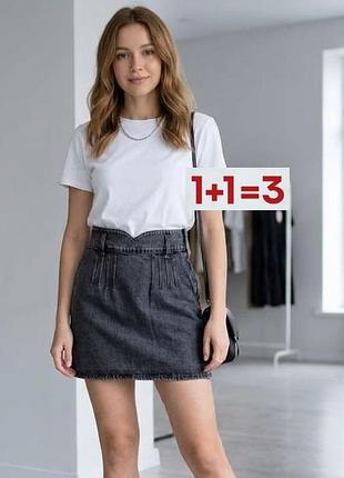 1+1=3 🎁 джинсовая мини юбка от zara