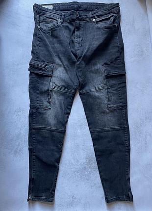 Zara чоловічі карго джинси ,