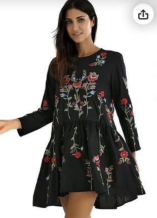 Вишита жіноча сукня  zara